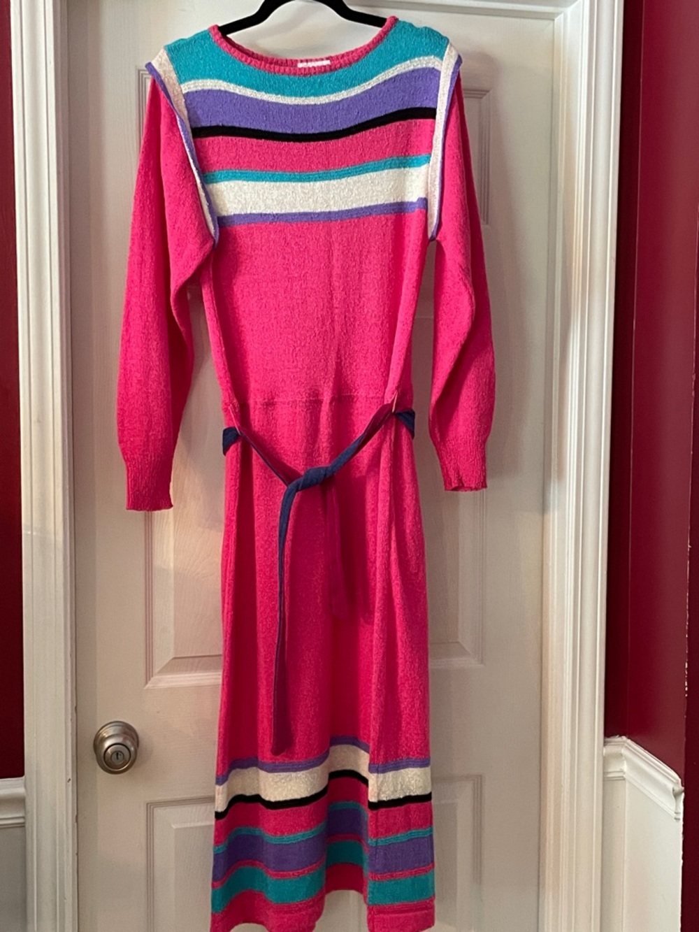 Vintage Sweater Dress Bright
